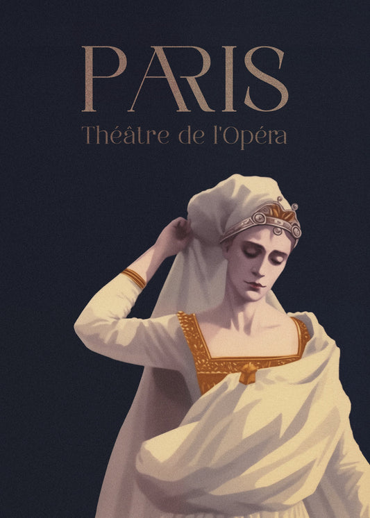 Paris   Theatre De Lopera - Poster / Art Print