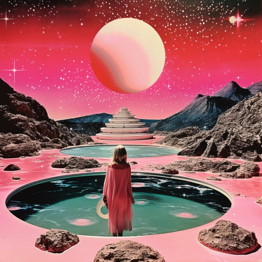 Space Collage Surreal Art - Poster / Art Print