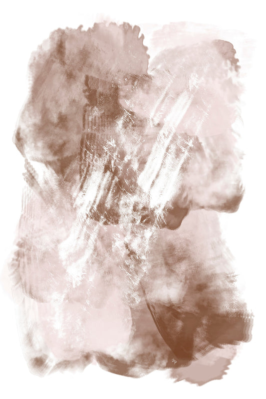 Abstract Mocha Coffee - Poster / Art Print