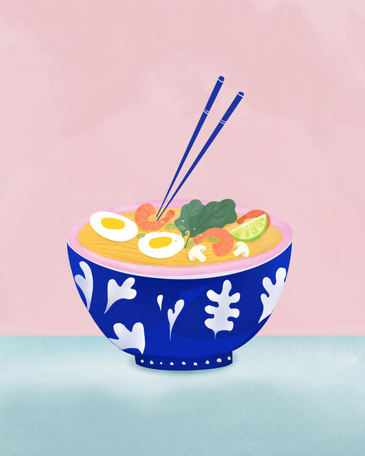 Ramen Bowl - Poster / Art Print