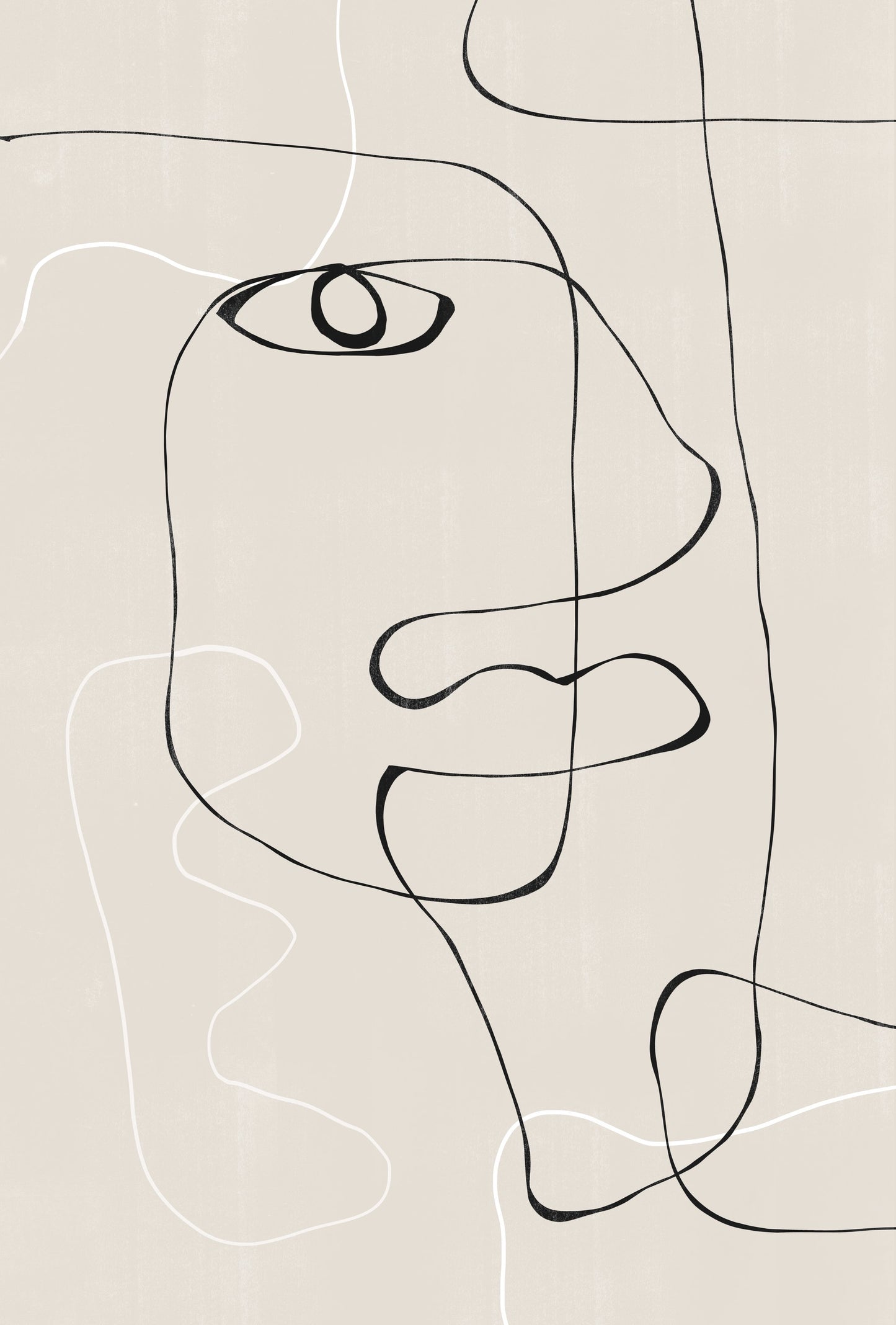 Abstract Face No1. - Poster / Art Print