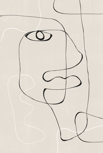 Abstract Face No1. - Poster / Art Print