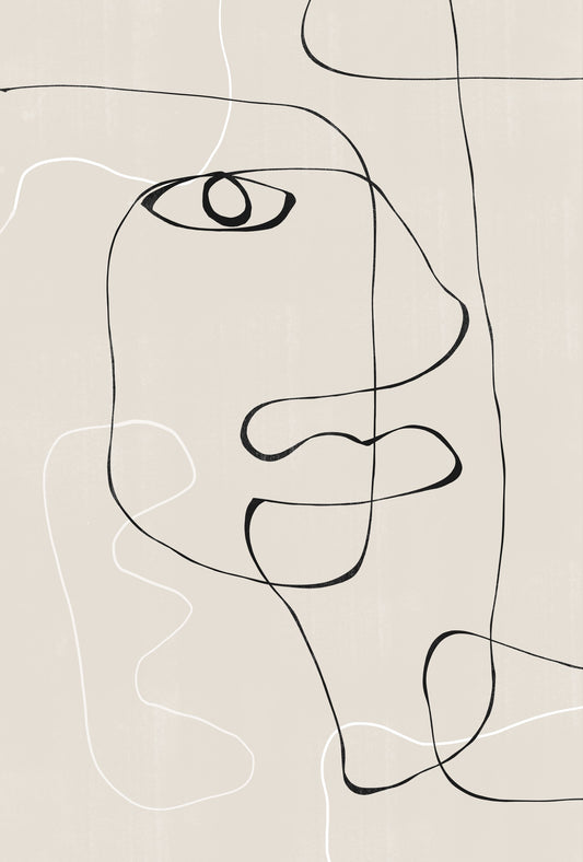 Abstract Face No1. - Poster / Art Print