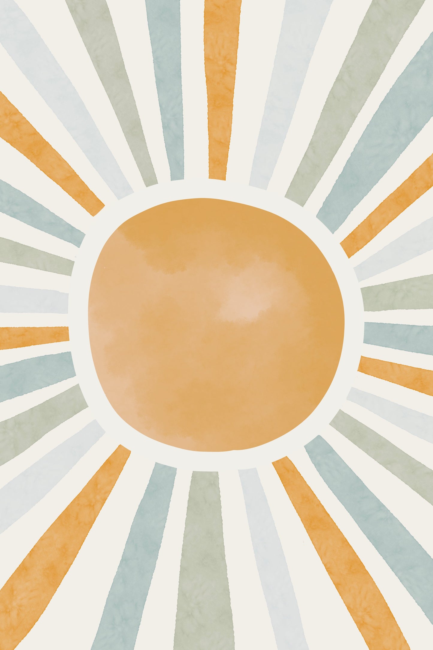 Radiant Sunburst - Poster / Art Print