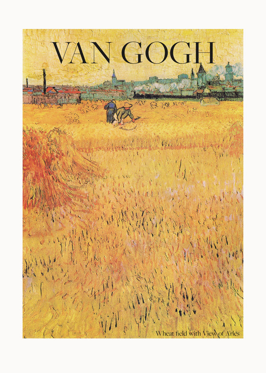 Wheat Field With View of Arles (1888) - Poster / Art Print