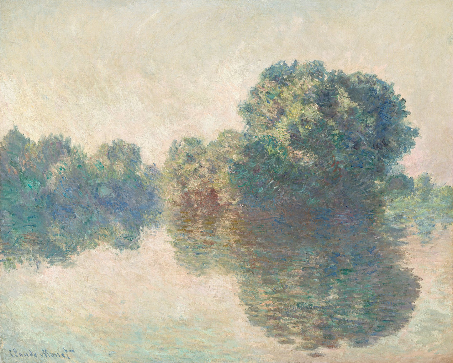 The Seine At Giverny (1897) - Poster / Art Print