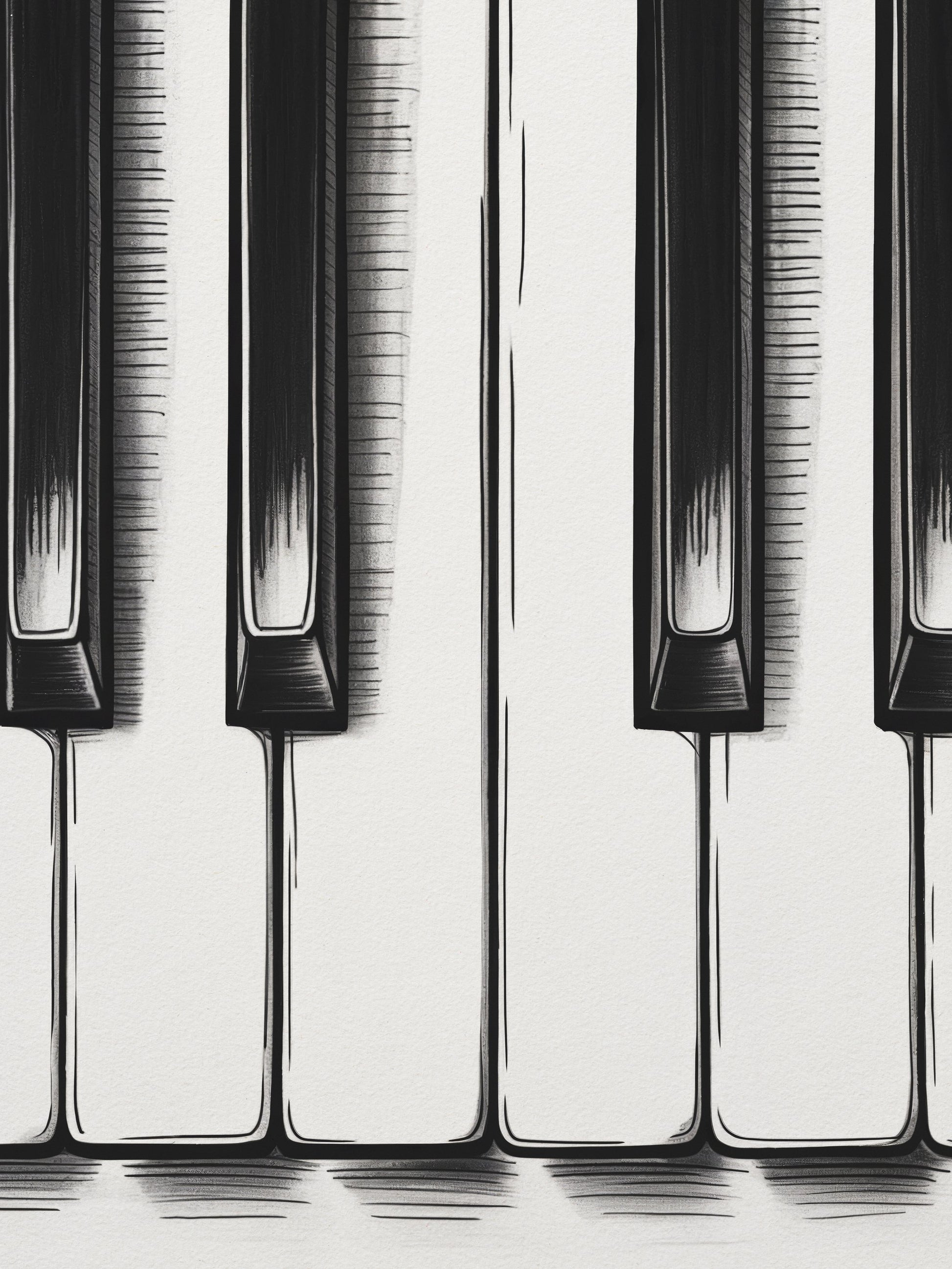 Piano Keys - Poster / Art Print