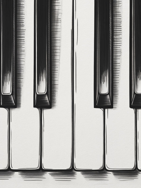 Piano Keys - Poster / Art Print