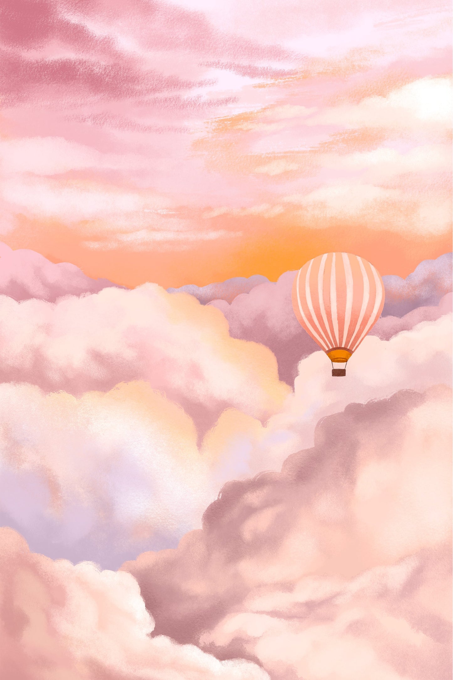 In the Clouds - Poster / Art Print