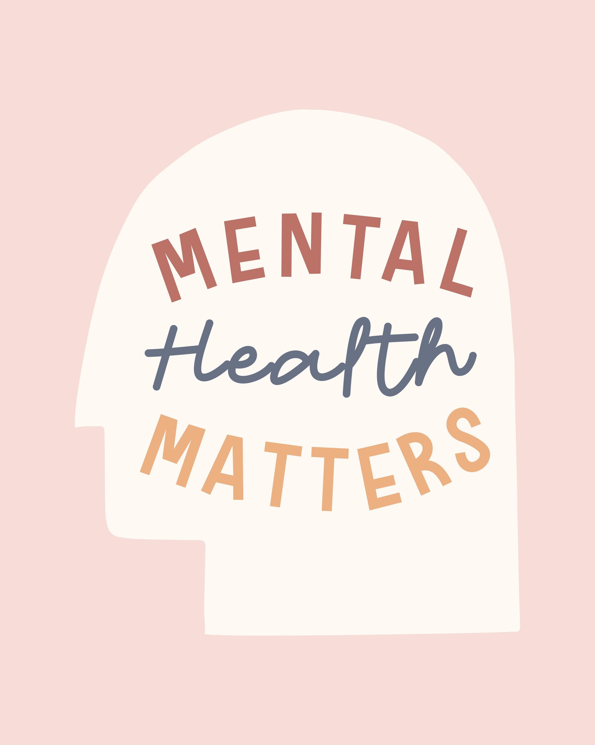 Mentalhealthmatters - Poster / Art Print