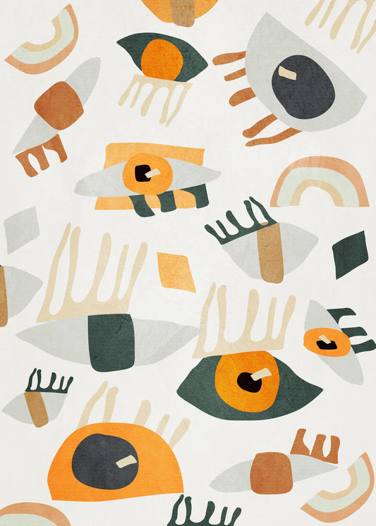 Abstract Art Eyes - Poster / Art Print