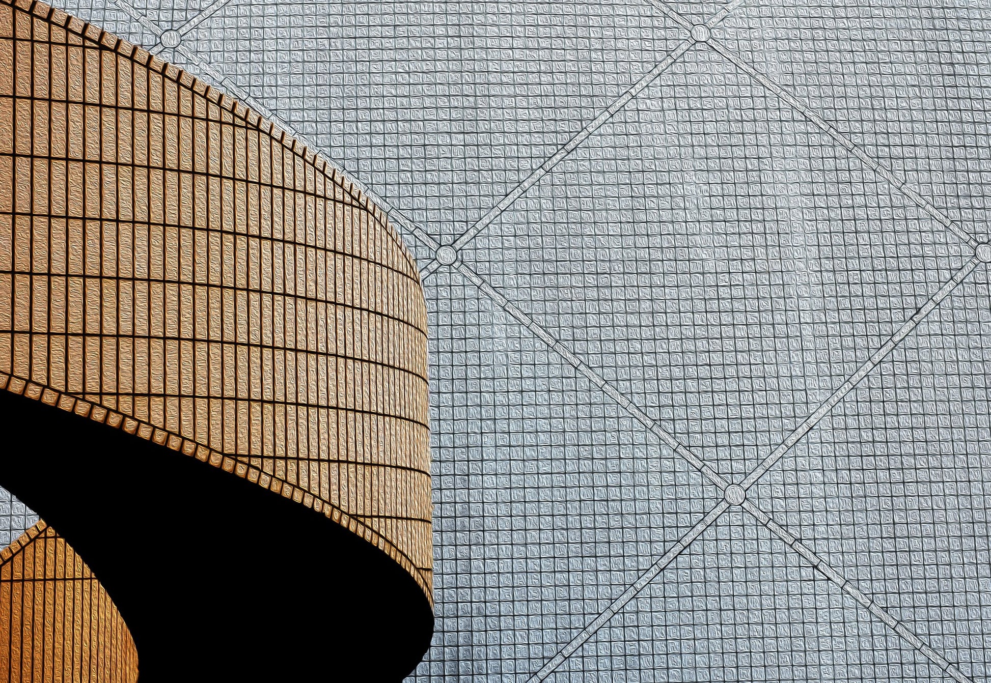 Urban texture - Hong Kong - Poster / Art Print