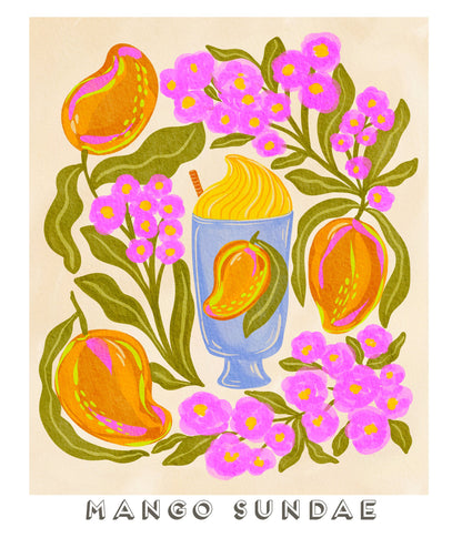 Mango Sundae - Poster / Art Print