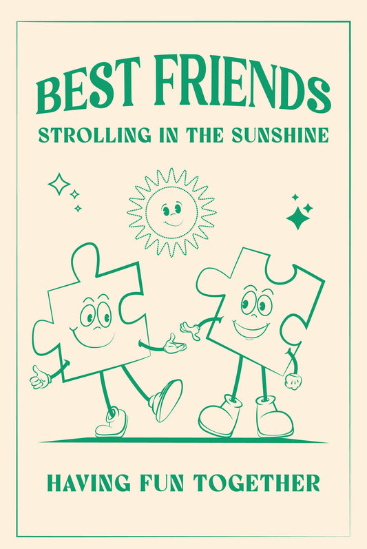 Best Friends - Poster / Art Print