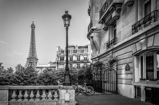 Monochrome Parisian Charme - Poster / Art Print