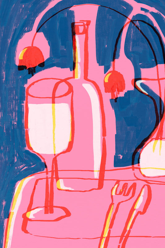 Neon Still Life No 4 - Poster / Art Print