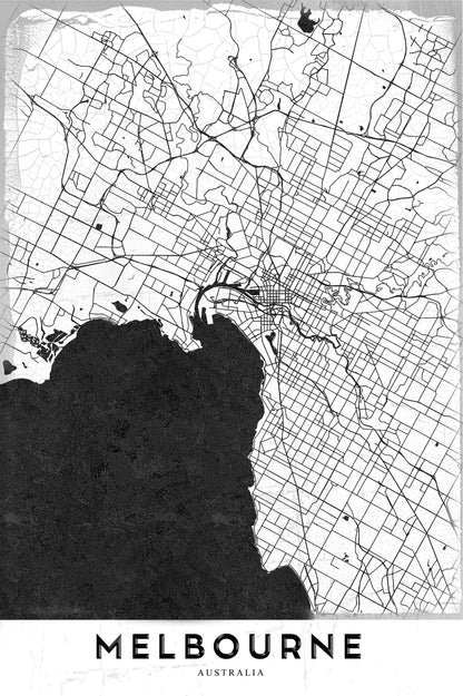 Melbourne - Poster / Art Print