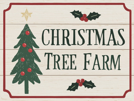 Christmas Tree Farm - Poster / Art Print
