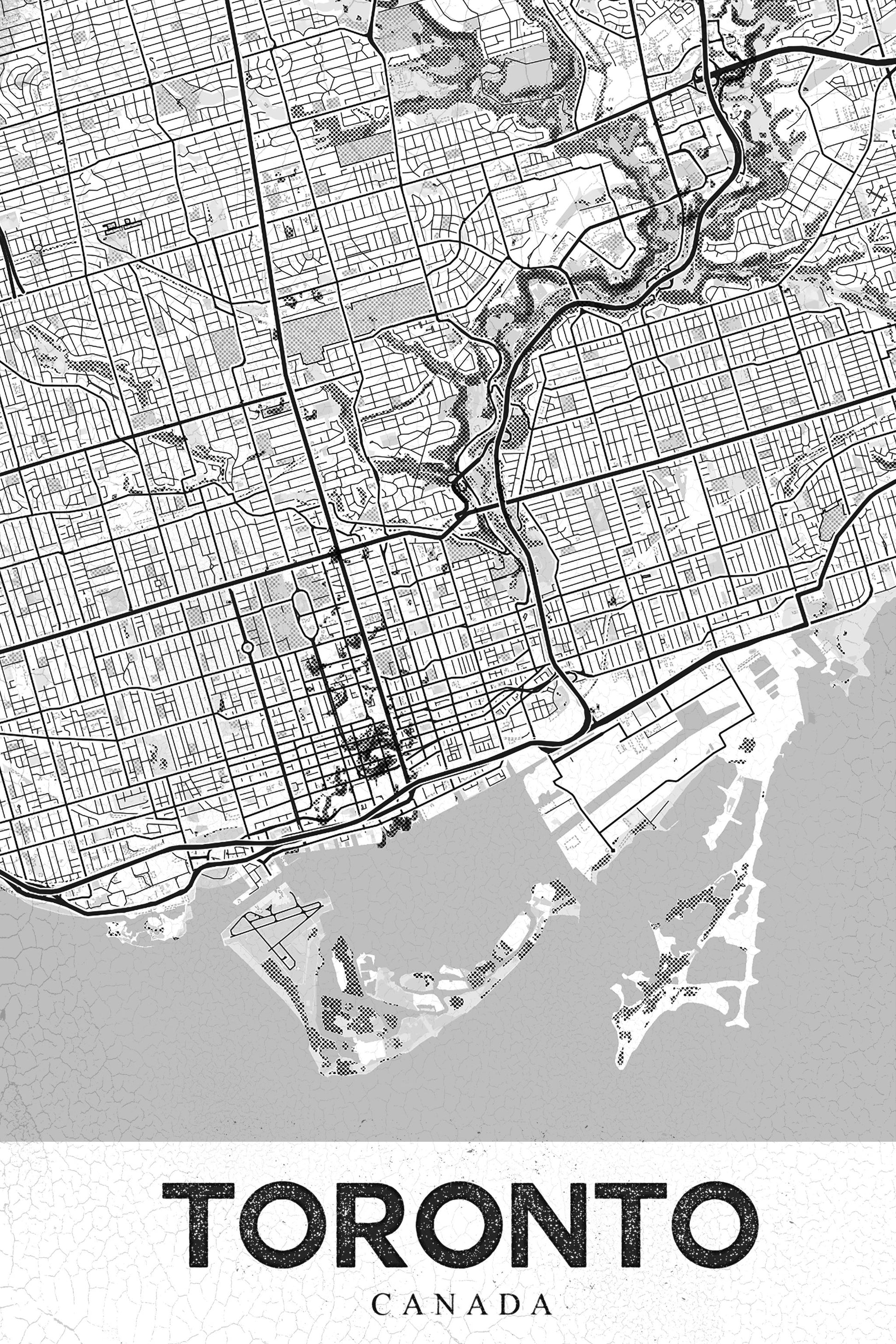 Toronto White - Poster / Art Print