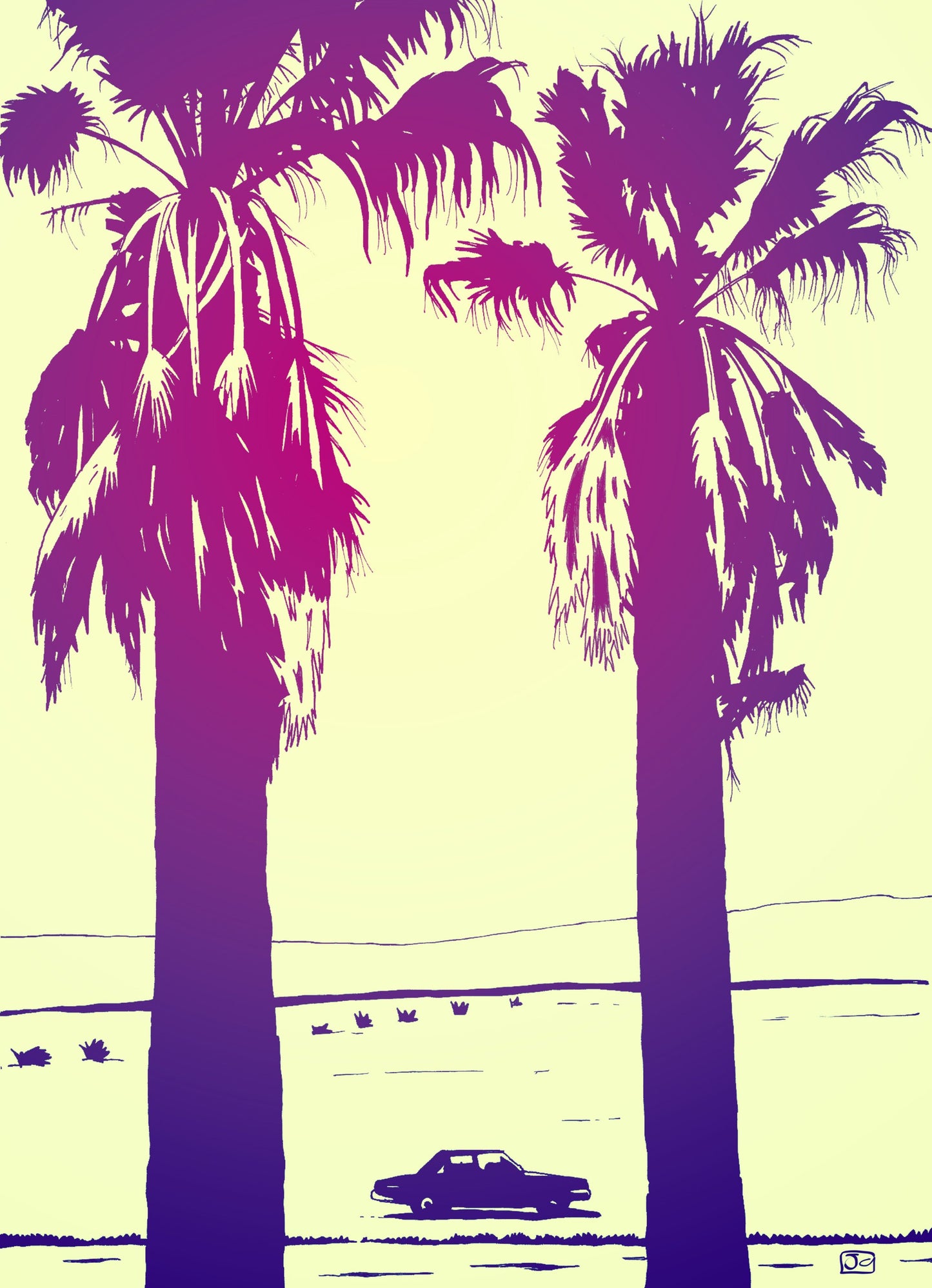 Palms - Poster / Art Print