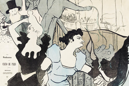 Les Reodutes Du Casino De Paris (1892) - Poster / Art Print