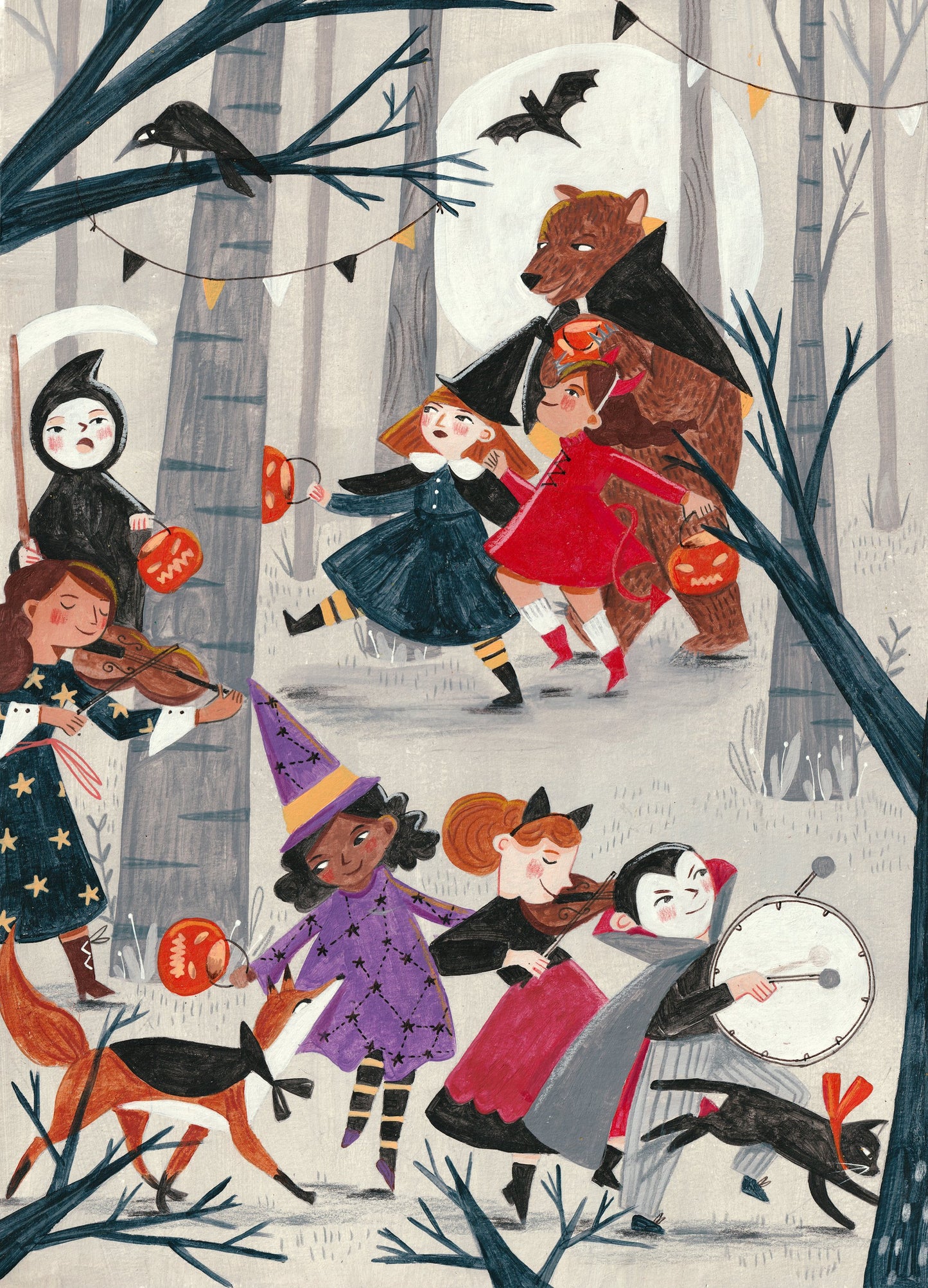 Halloween parade - Poster / Art Print