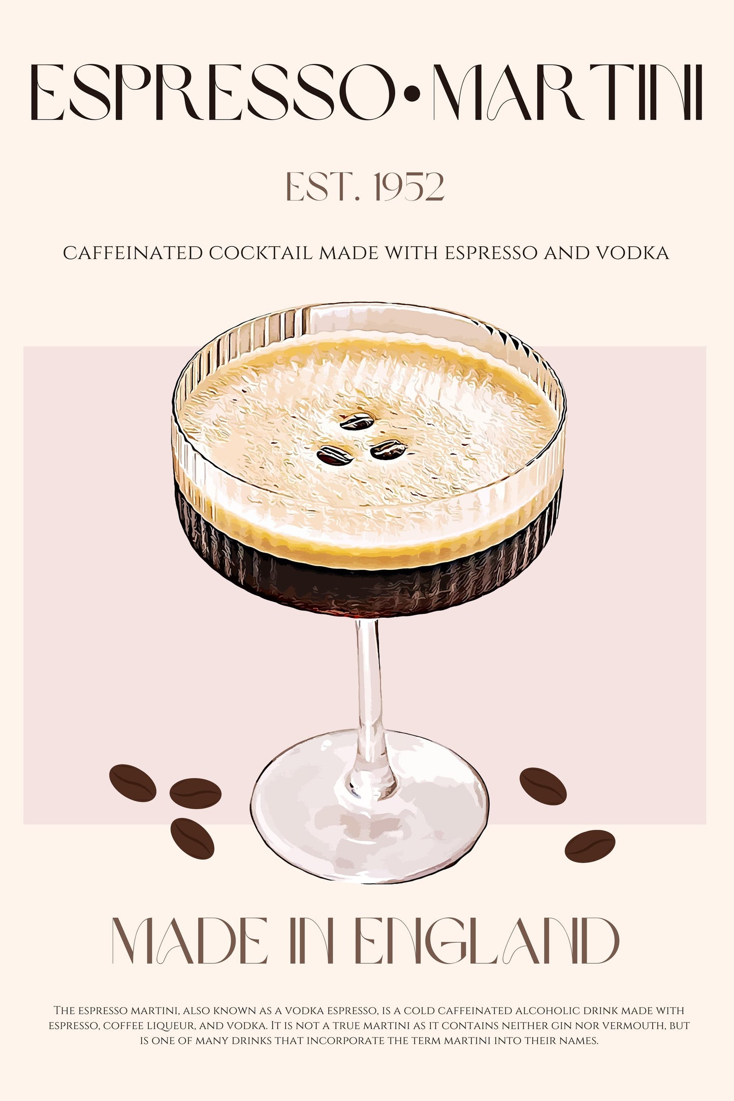 Espresso Martini print - Poster / Art Print