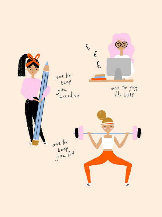 You Need 3x Hobbies - Poster / Art Print