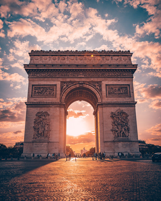 Golden Arc of Paris - Poster / Art Print
