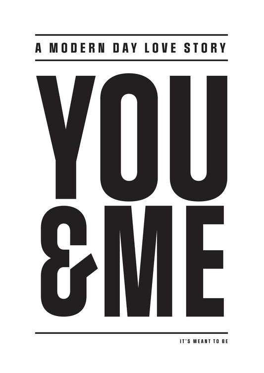 Modern Day Love Story - Poster / Art Print