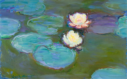 Nympheas (1897–1898) By Claude Monet. - Poster / Art Print