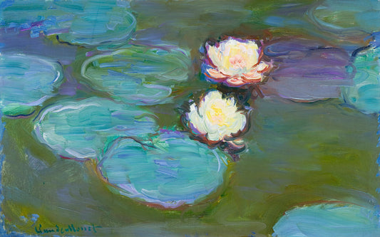 Nympheas (1897–1898) By Claude Monet. - Poster / Art Print