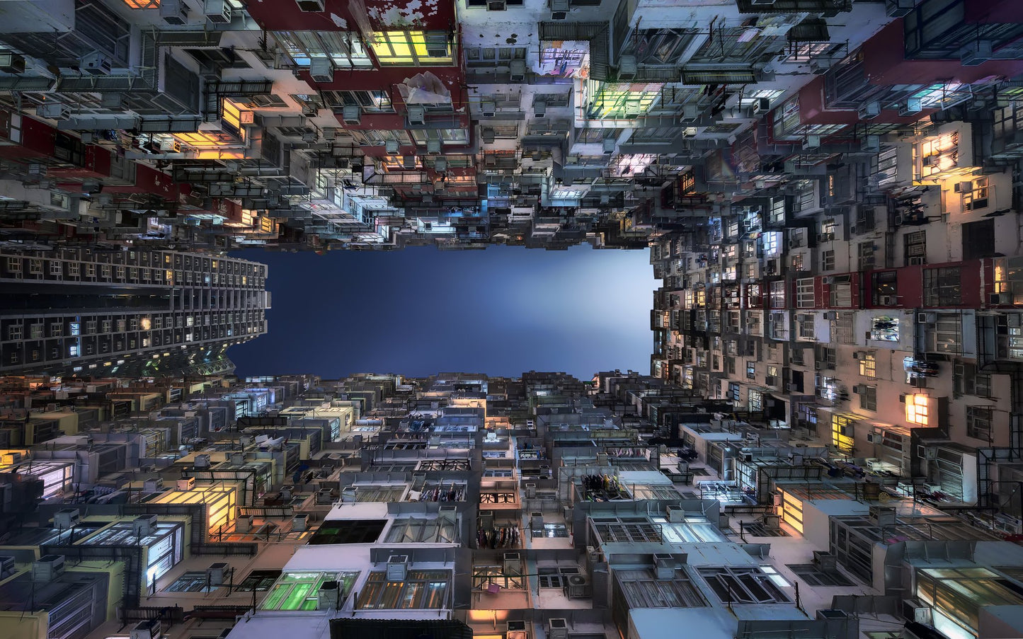 Beehive Buildings - Poster / Art Print