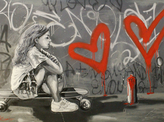 Skater's Dreamscape - You are enough - Poster / Art Print