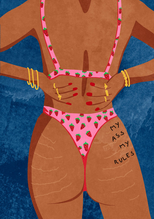 My ass my rules - Poster / Art Print