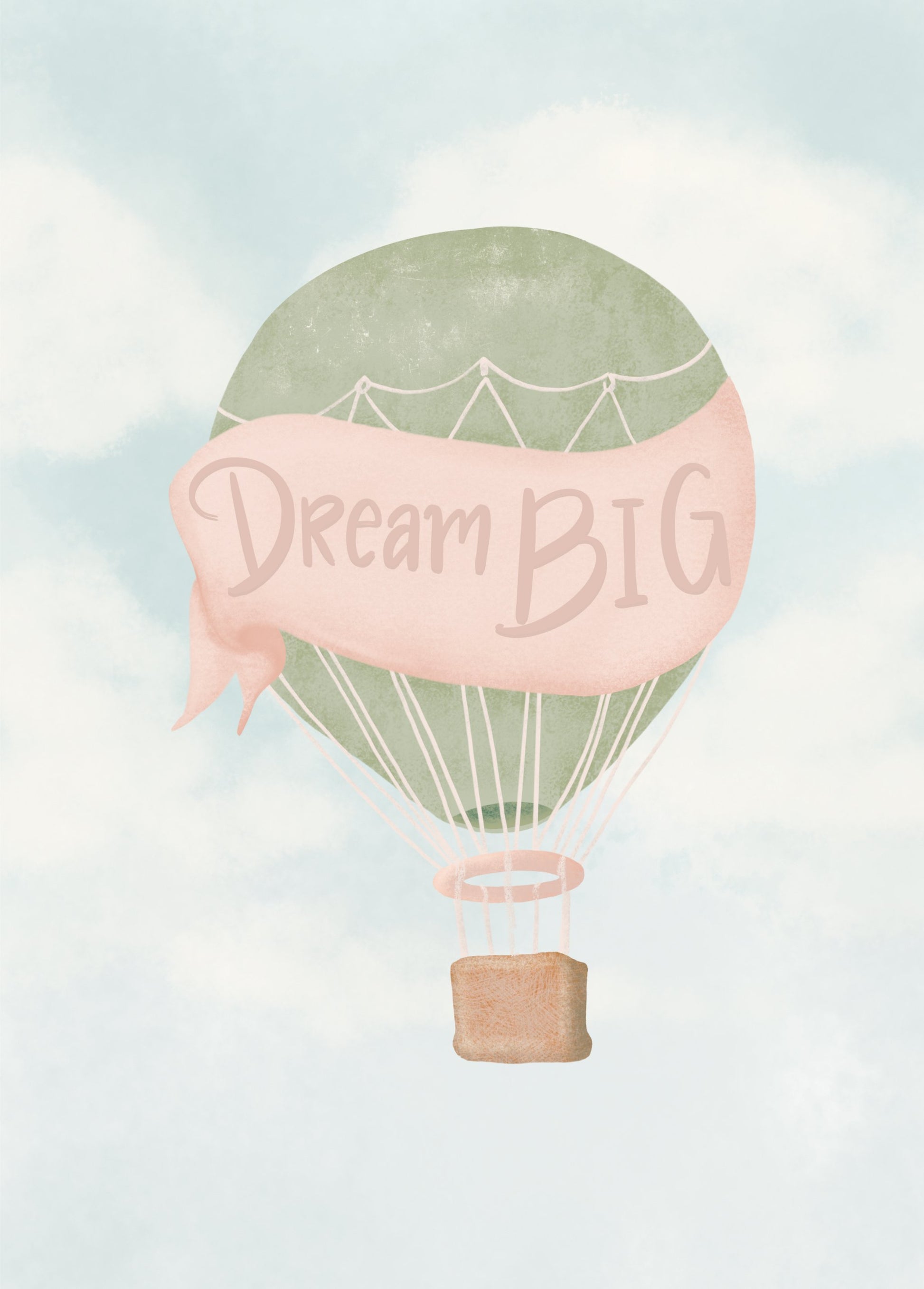 Dream Big Pink - Poster / Art Print