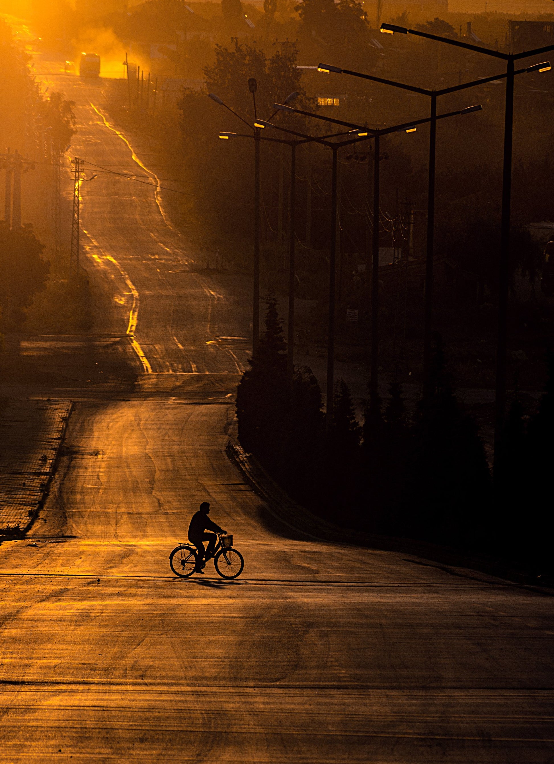 On the way to work - Poster / Art Print