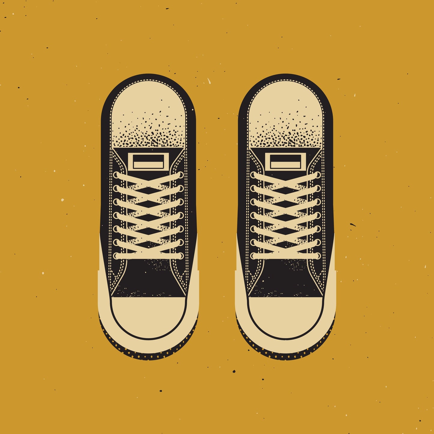 Black Chucks - Poster / Art Print