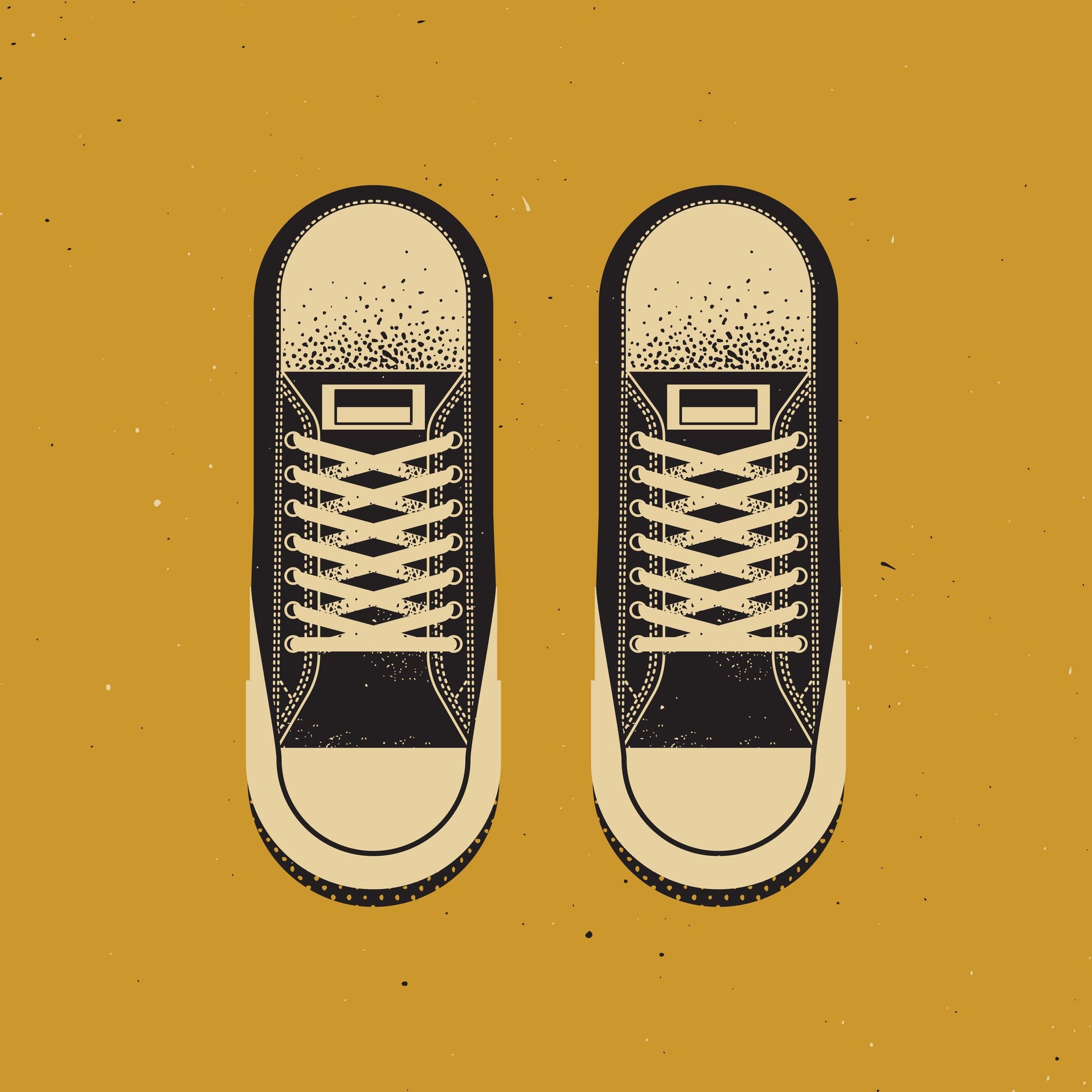 Black Chucks - Poster / Art Print