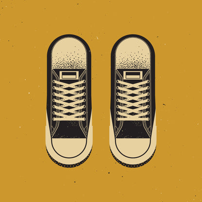 Black Chucks - Poster / Art Print