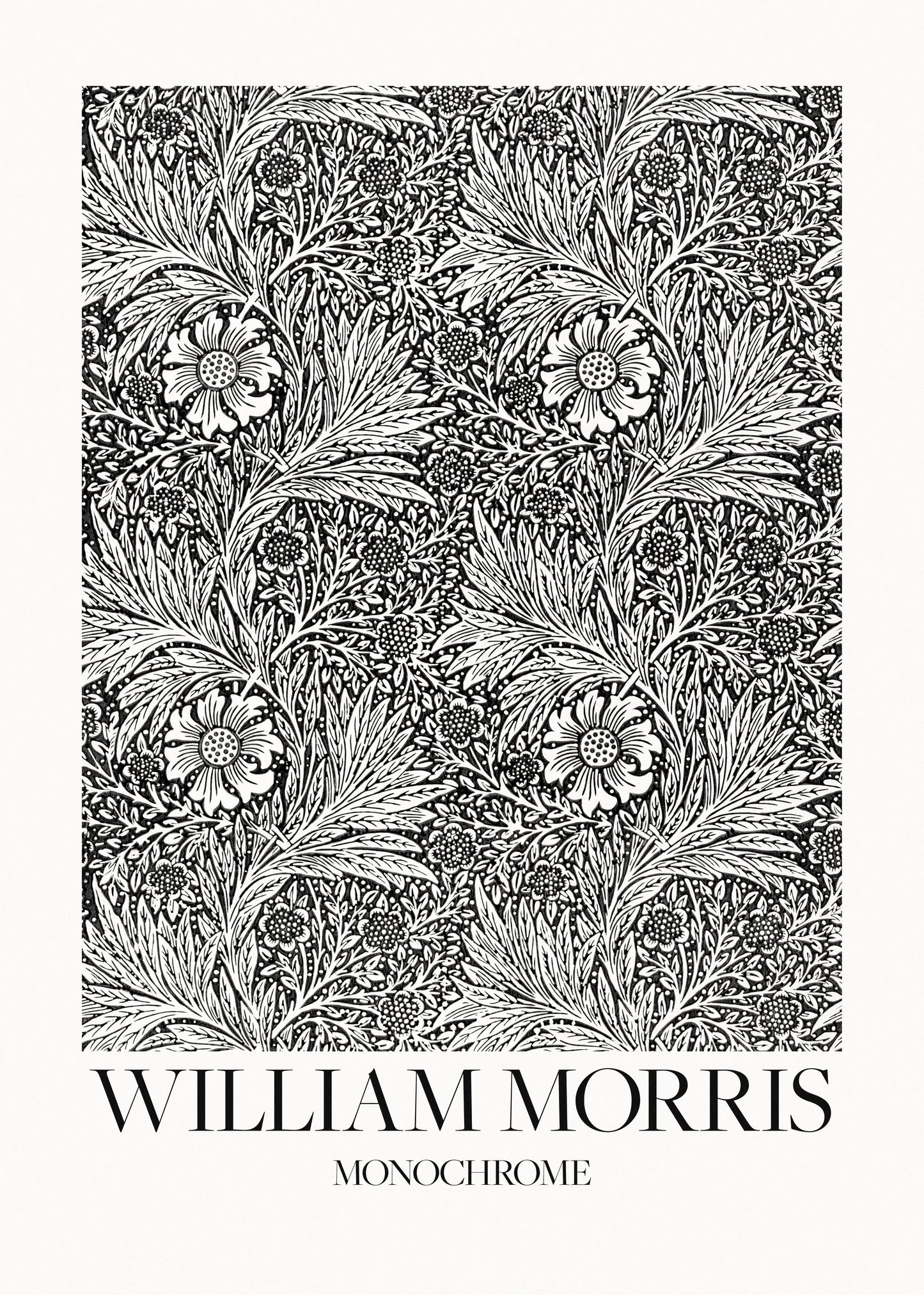 Marigold Monochrome - Poster / Art Print