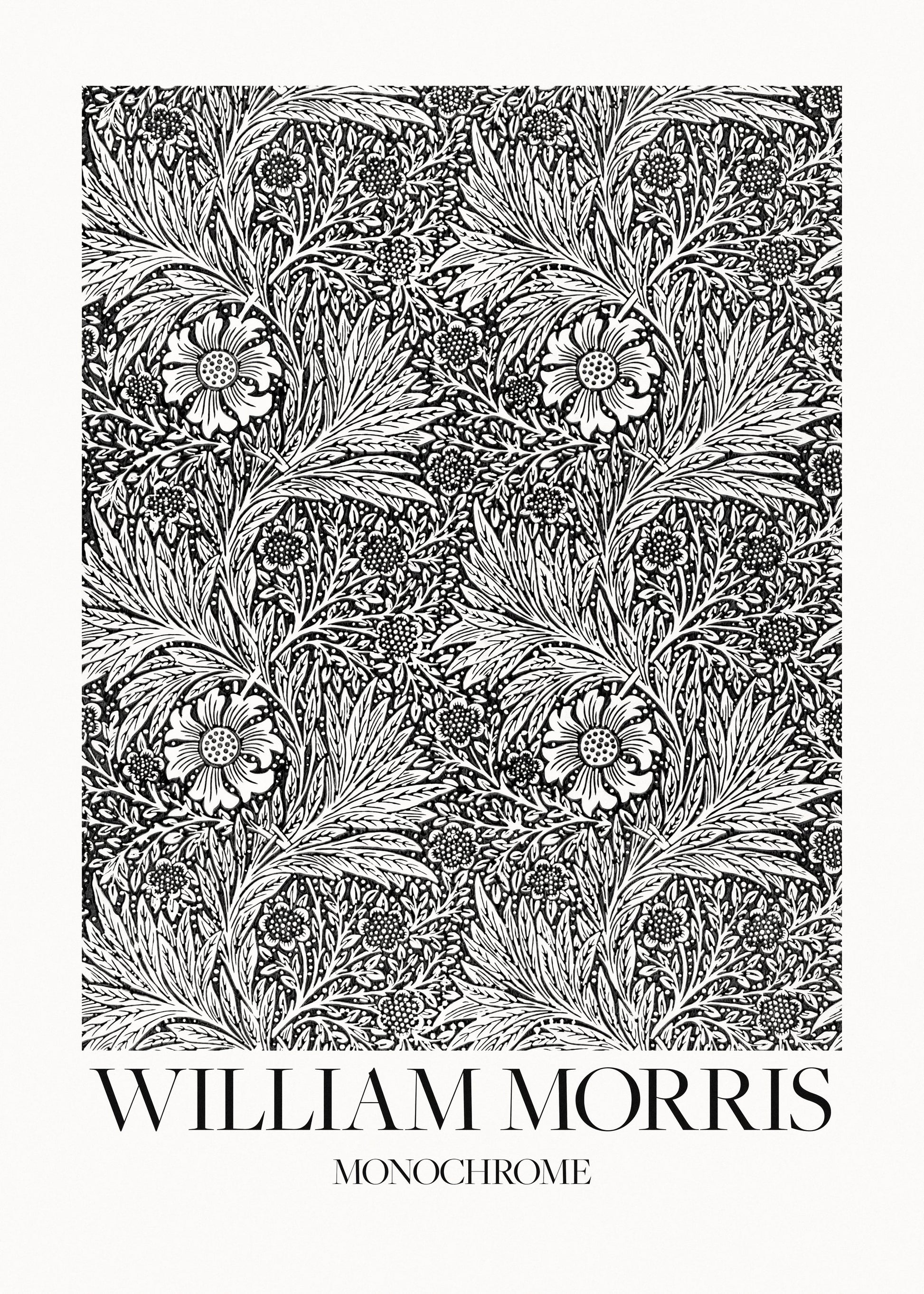 Marigold Monochrome - Poster / Art Print