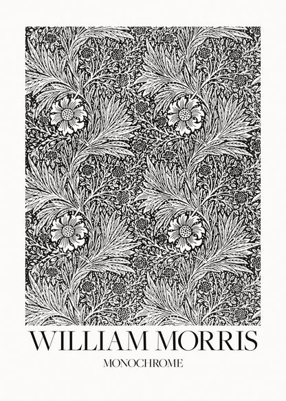 Marigold Monochrome - Poster / Art Print