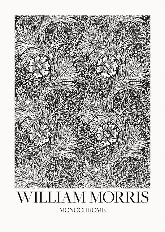 Marigold Monochrome - Poster / Art Print