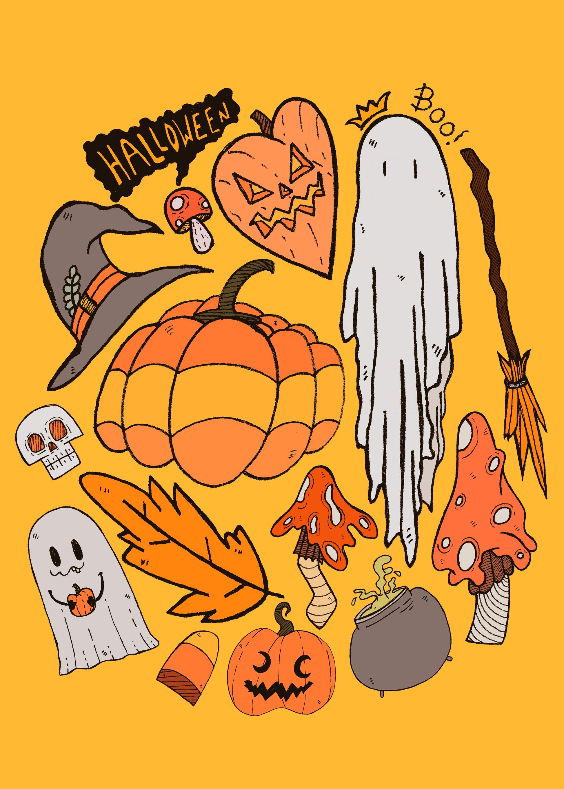 Halloween vibes 2 - Poster / Art Print