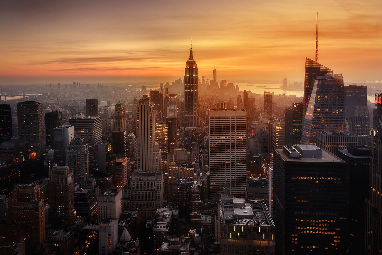 Manhattan's light - Poster / Art Print