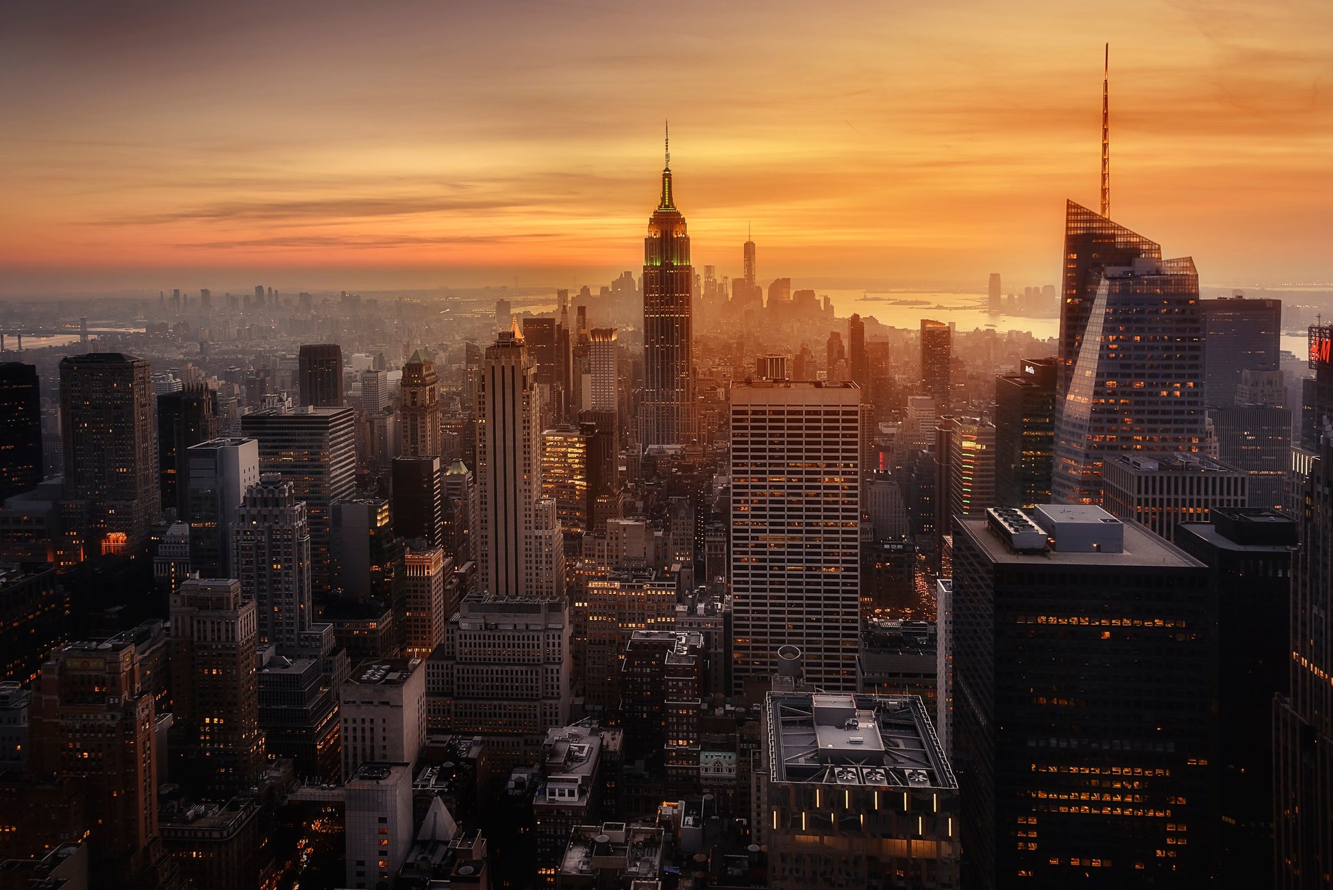 Manhattan's light - Poster / Art Print