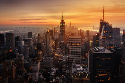 Manhattan's light - Poster / Art Print