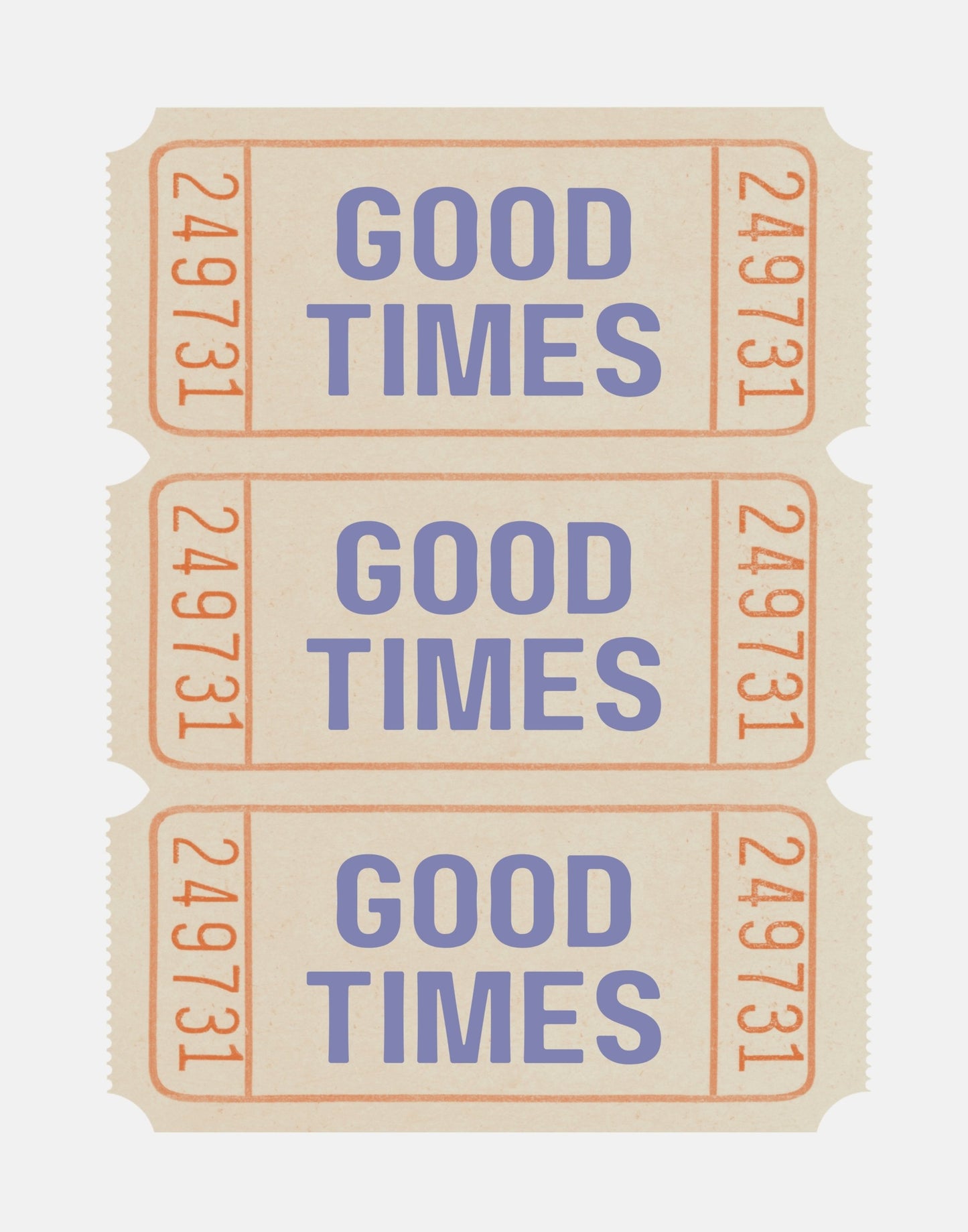 Coastal Blue Good Times - Poster / Art Print