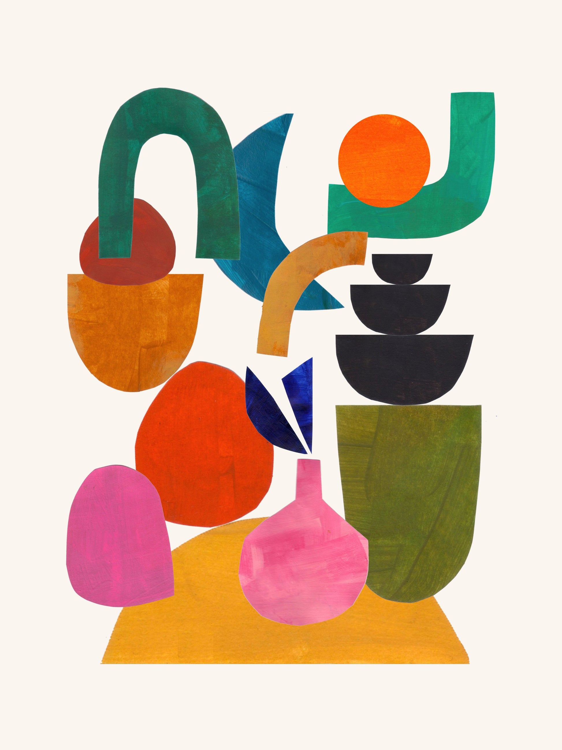 Happily Stacked - Poster / Art Print